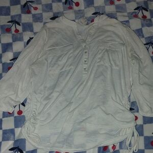 No Boundaries White Blouse